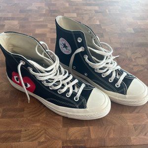 Comme Des Garcons x Converse Chuck Taylor® Hidden Heart High Top Sneaker